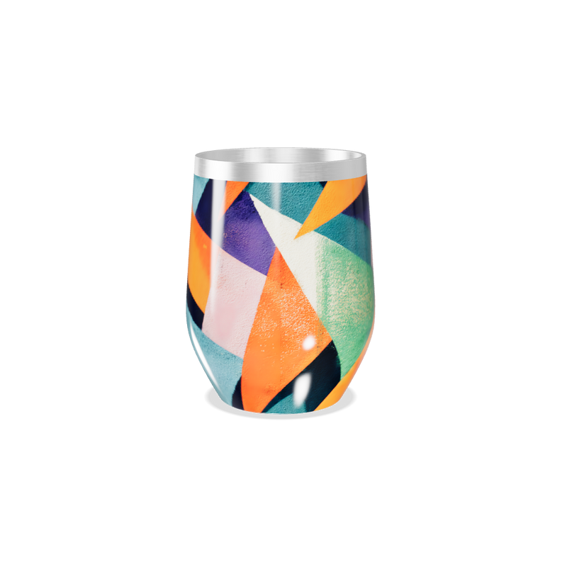 Copo Térmico Slim - Estampa Colorida Abstrata