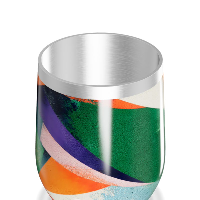 Copo Térmico Slim - Estampa Colorida Abstrata