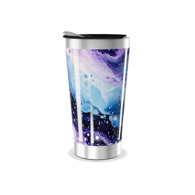 Copo Térmico - Estampa Galáxia Azul