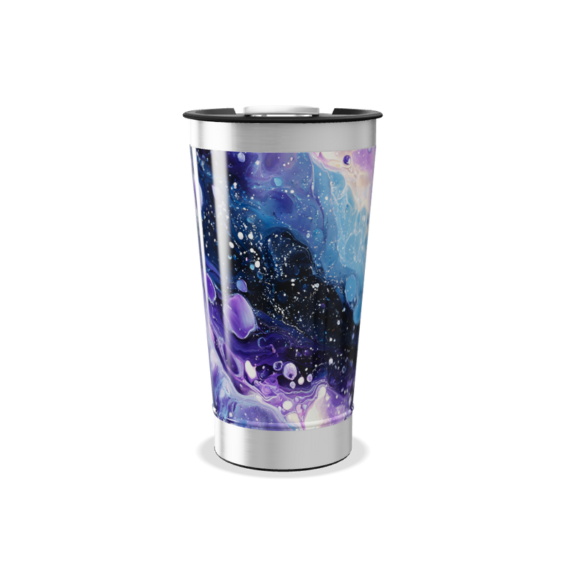 Copo Térmico - Estampa Galáxia Azul