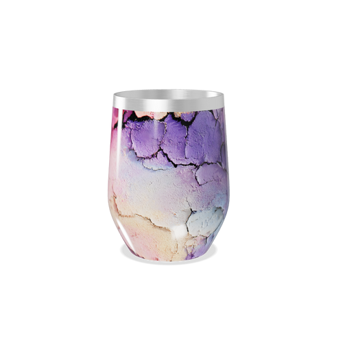 Copo Térmico Slim - Estampa Roxa e Rosa