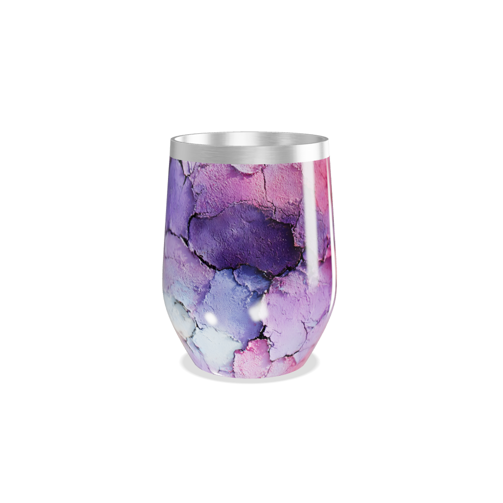 Copo Térmico Slim - Estampa Roxa e Rosa