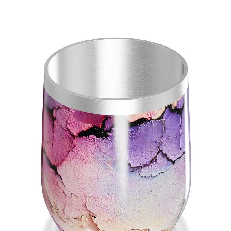 Copo Térmico Slim - Estampa Roxa e Rosa