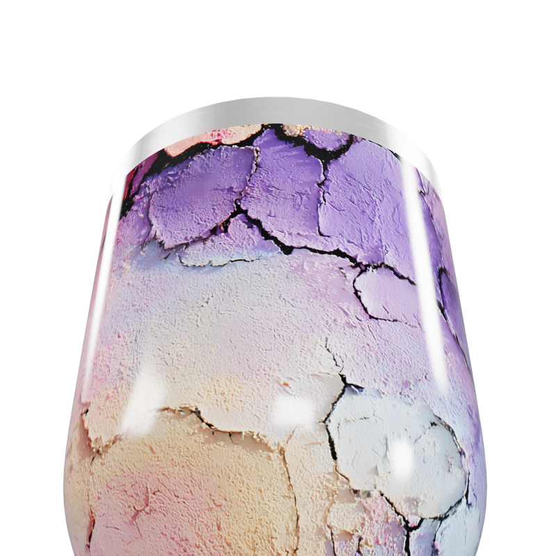 Copo Térmico Slim - Estampa Roxa e Rosa