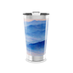 Copo Térmico - Paisagem Azul Inox