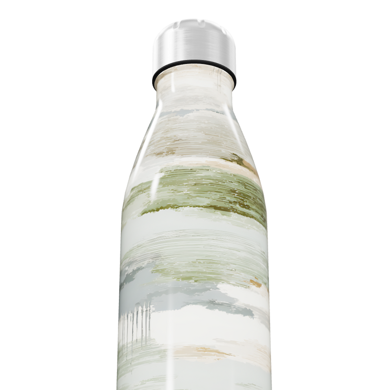 Garrafa Inox - Estampa Abstrata Multicolorida