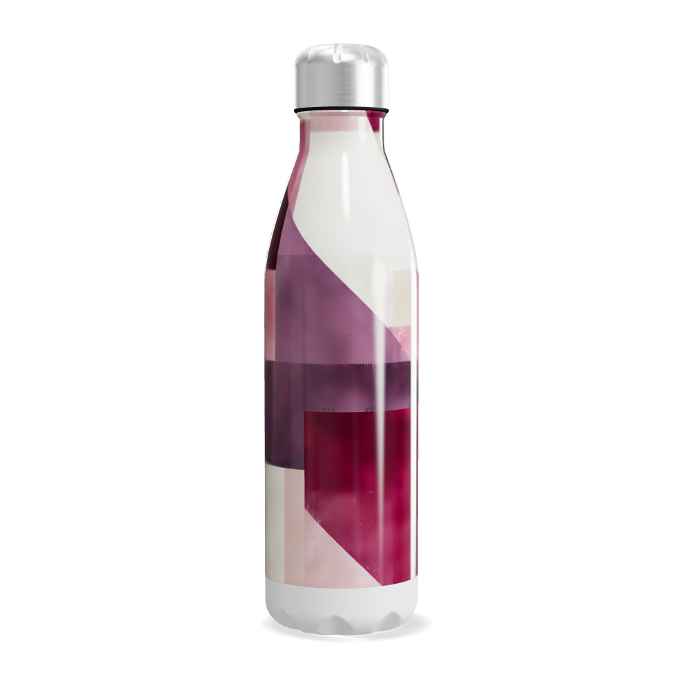 Garrafa Inox - Estampa Geométrica Colorida