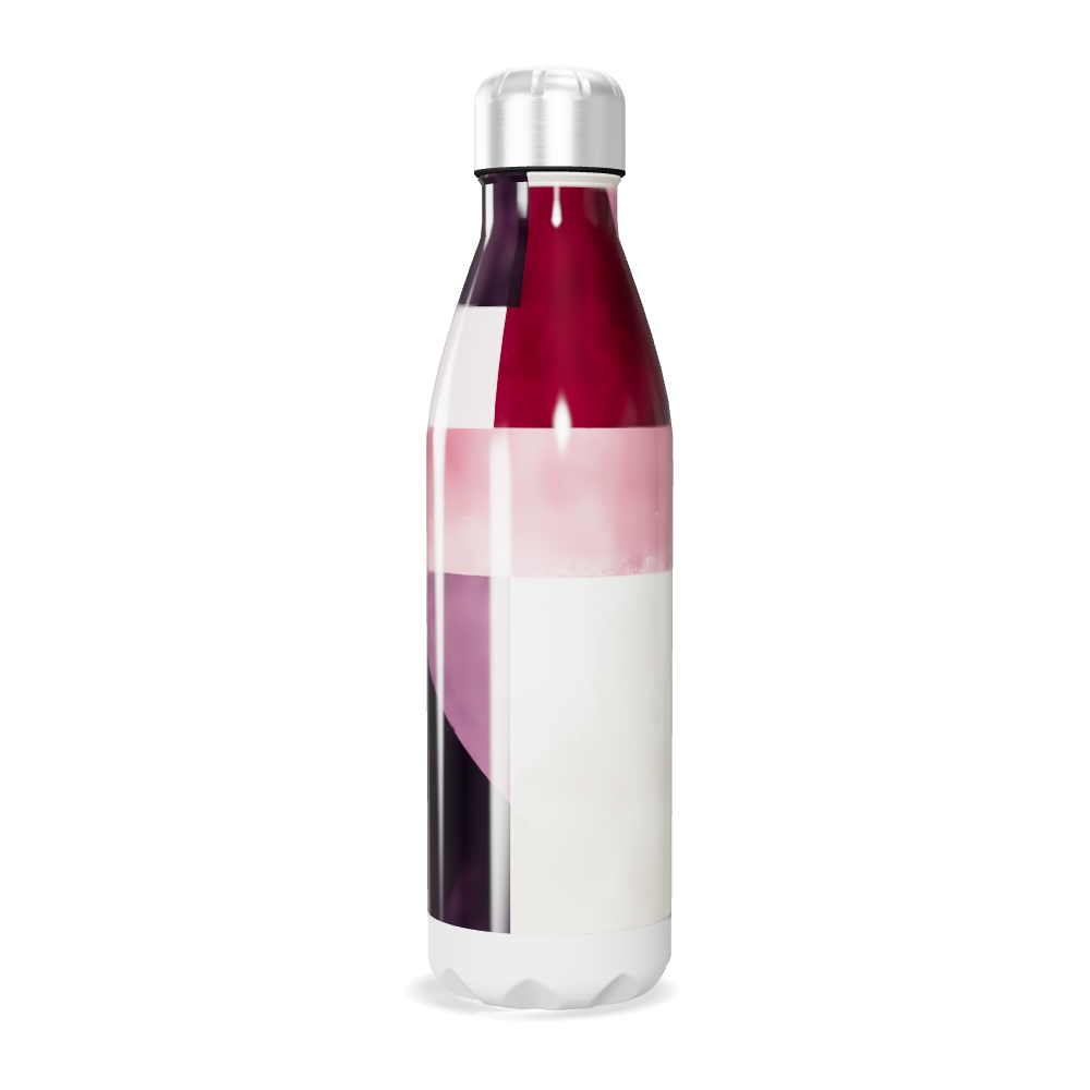 Garrafa Inox - Estampa Geométrica Colorida