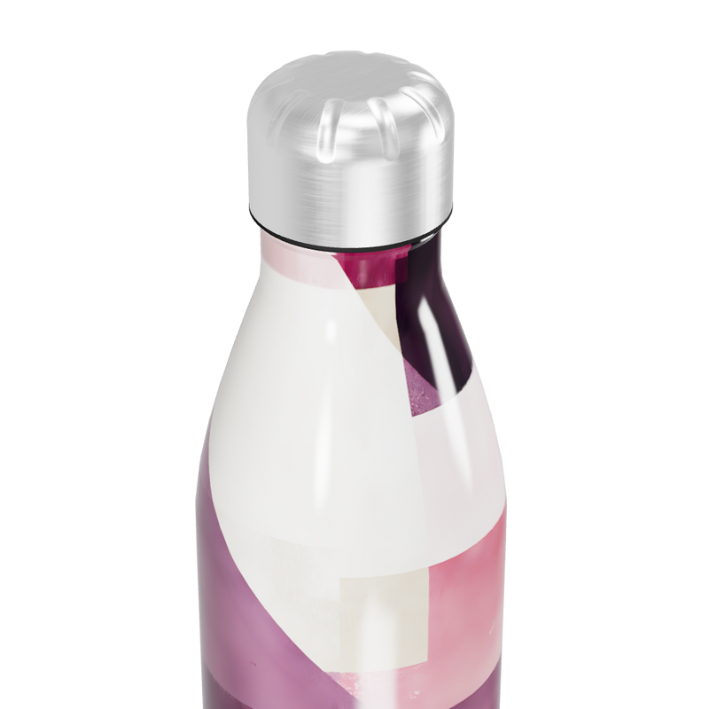 Garrafa Inox - Estampa Geométrica Colorida