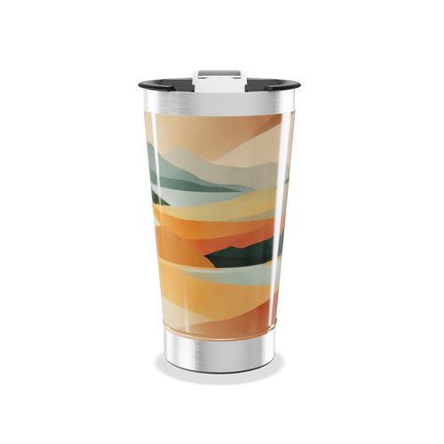 Copo Térmico - Paisagem Colorida Inox