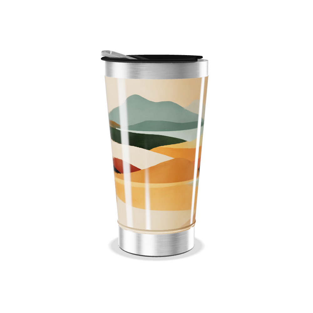 Copo Térmico - Paisagem Colorida Inox
