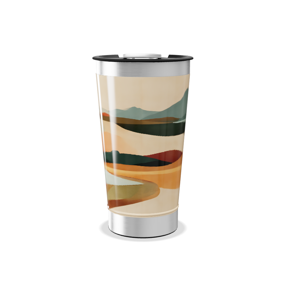 Copo Térmico - Paisagem Colorida Inox