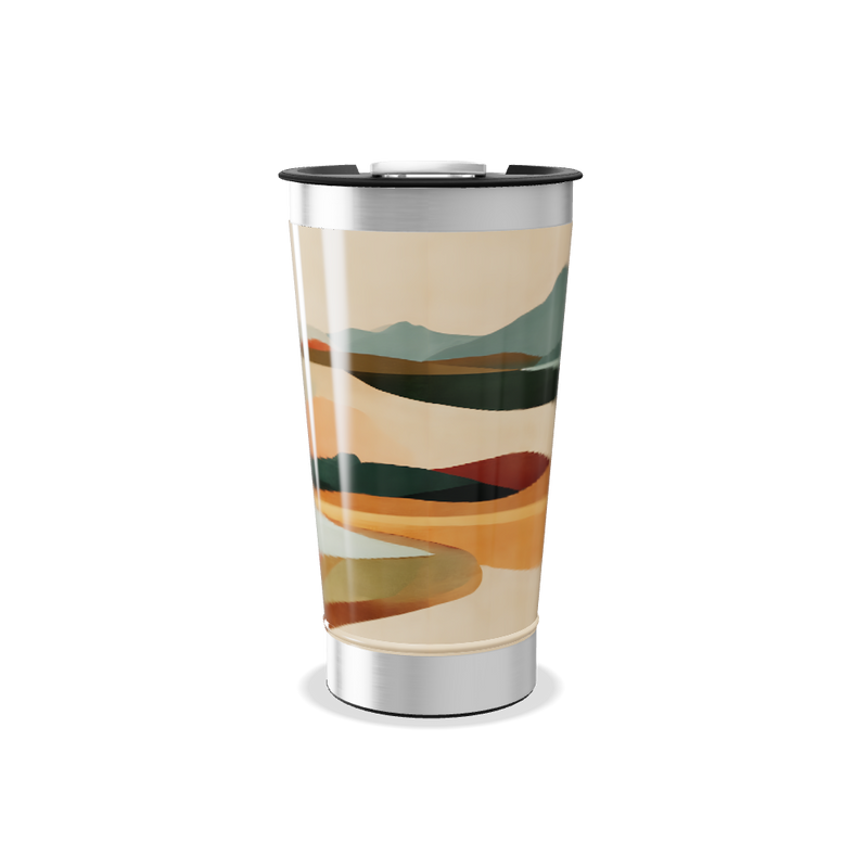 Copo Térmico - Paisagem Colorida Inox