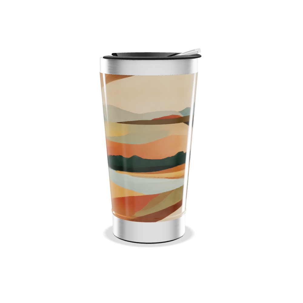 Copo Térmico - Paisagem Colorida Inox
