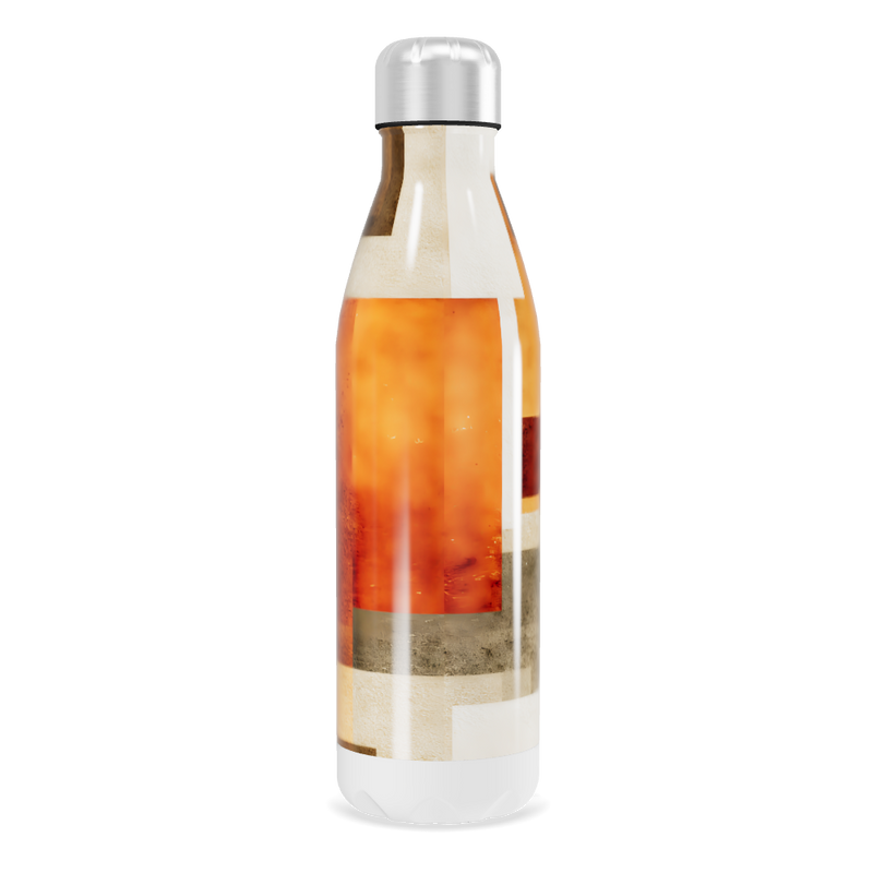 Garrafa Inox - Estampa Geométrica Colorida