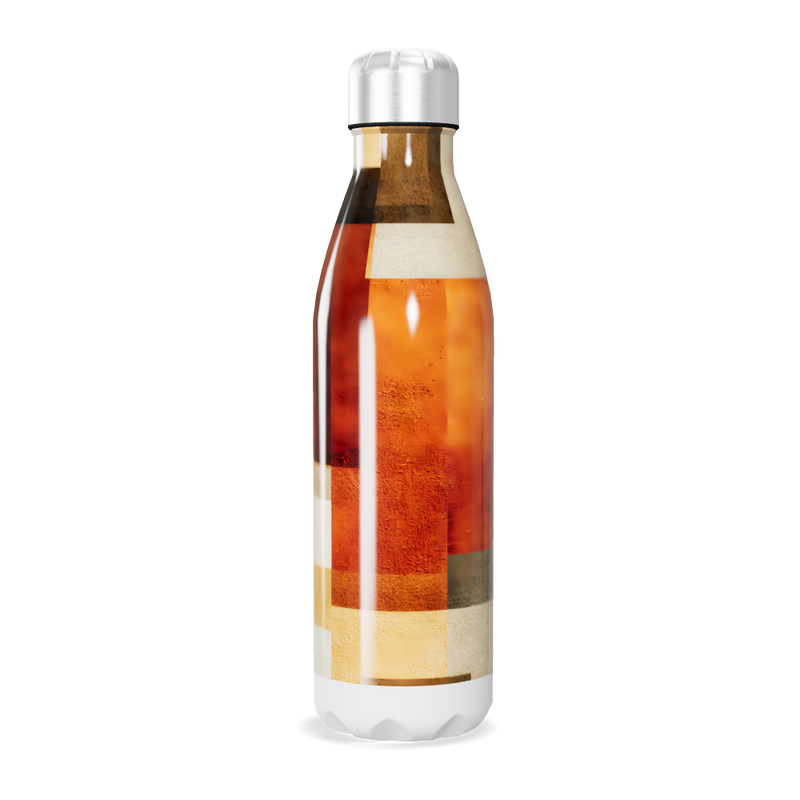 Garrafa Inox - Estampa Geométrica Colorida
