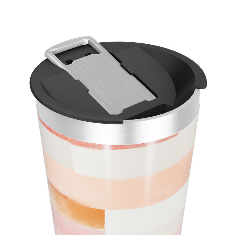 Copo Térmico - Listrado Multicor Aço Inox