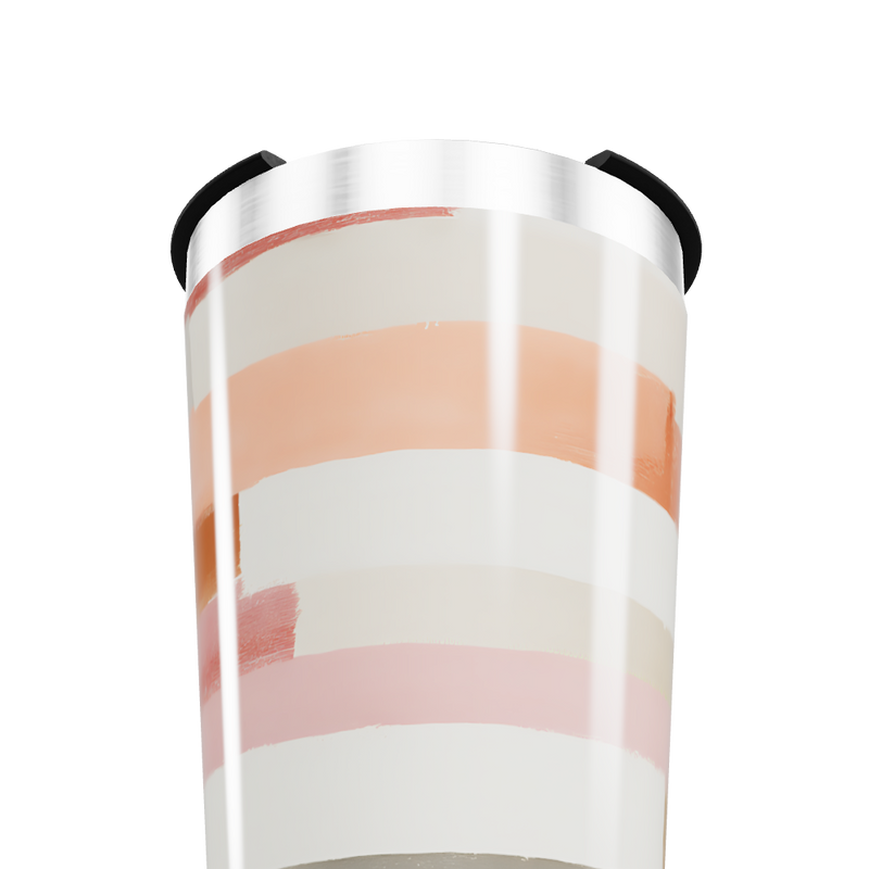 Copo Térmico - Listrado Multicor Aço Inox