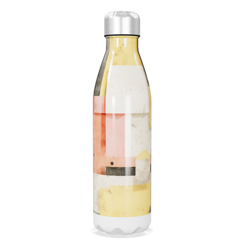 Garrafa Inox - Estampa Geométrica Colorida