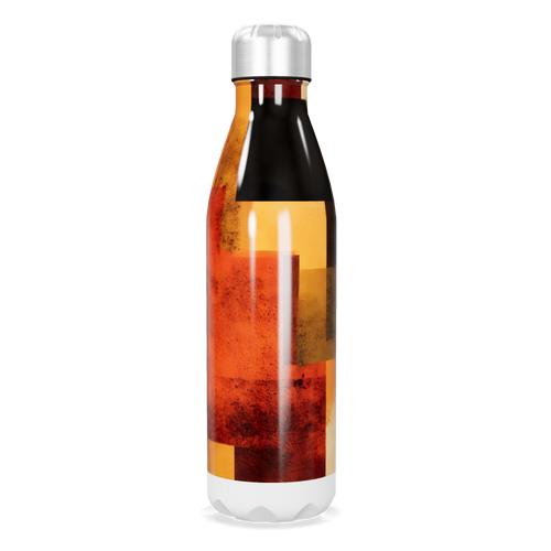 Garrafa Inox - Estampa Abstrata Colorida