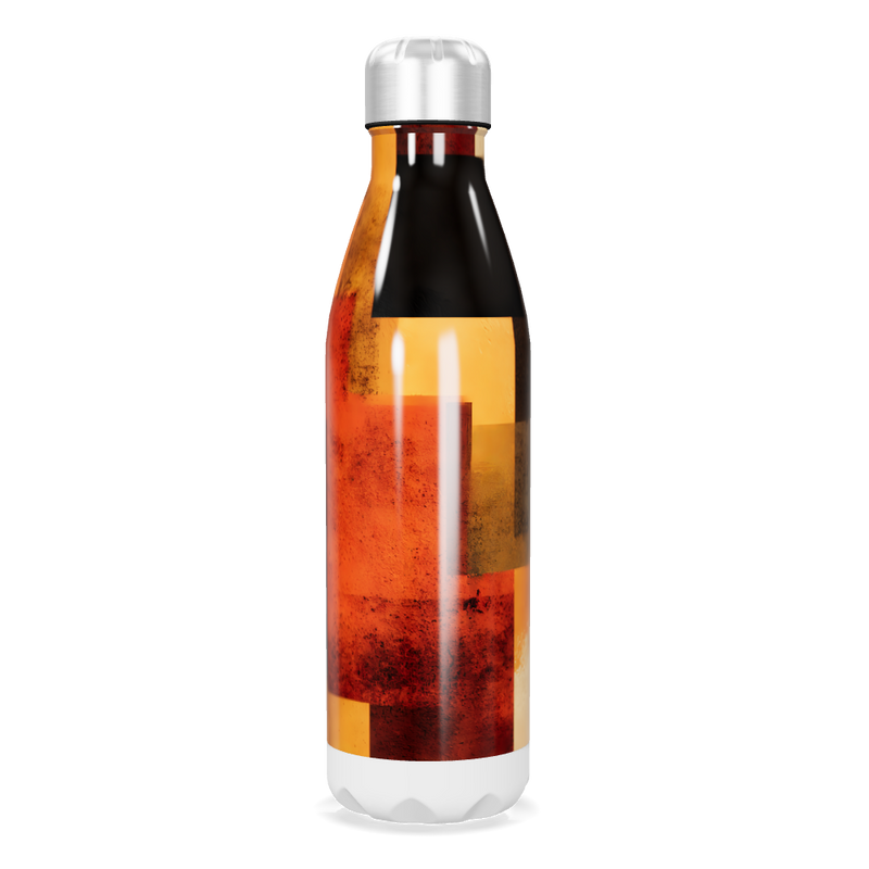 Garrafa Inox - Estampa Abstrata Colorida