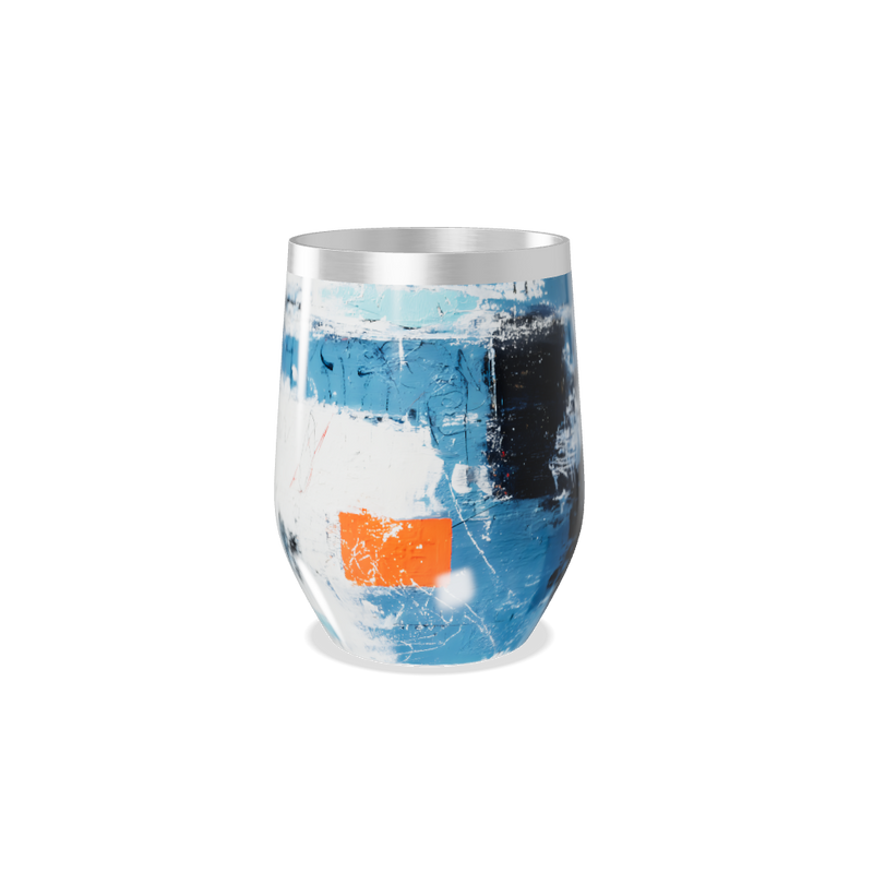 Copo Térmico Slim - Aço Inox Estampa Abstrata