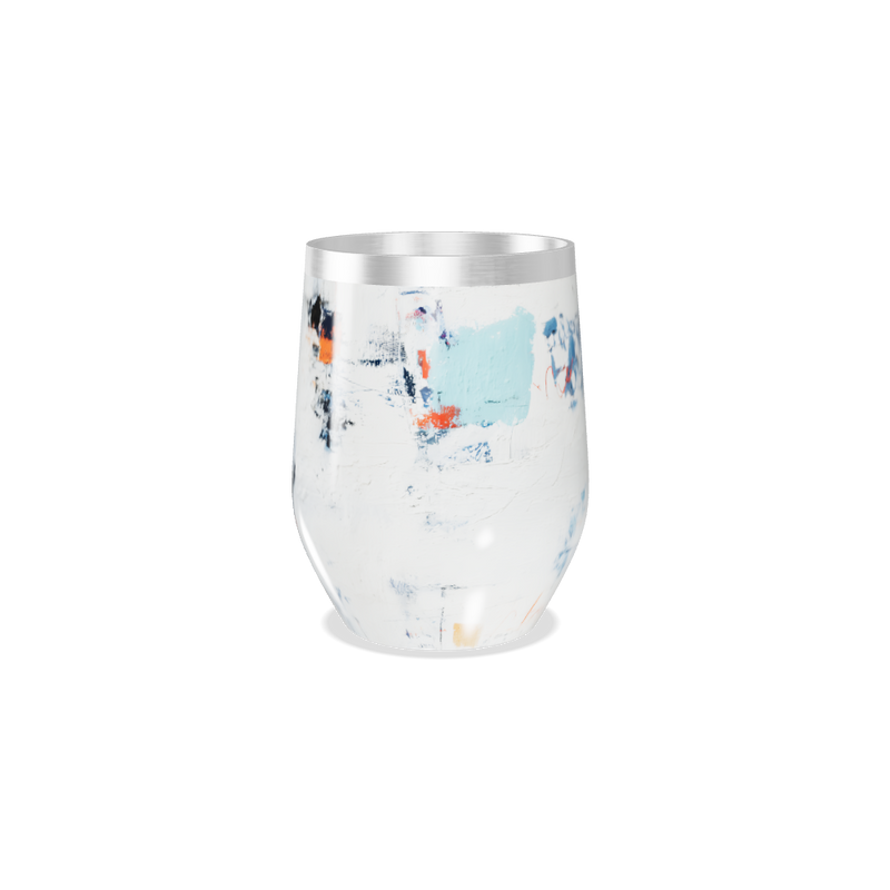 Copo Térmico Slim - Aço Inox Estampa Abstrata