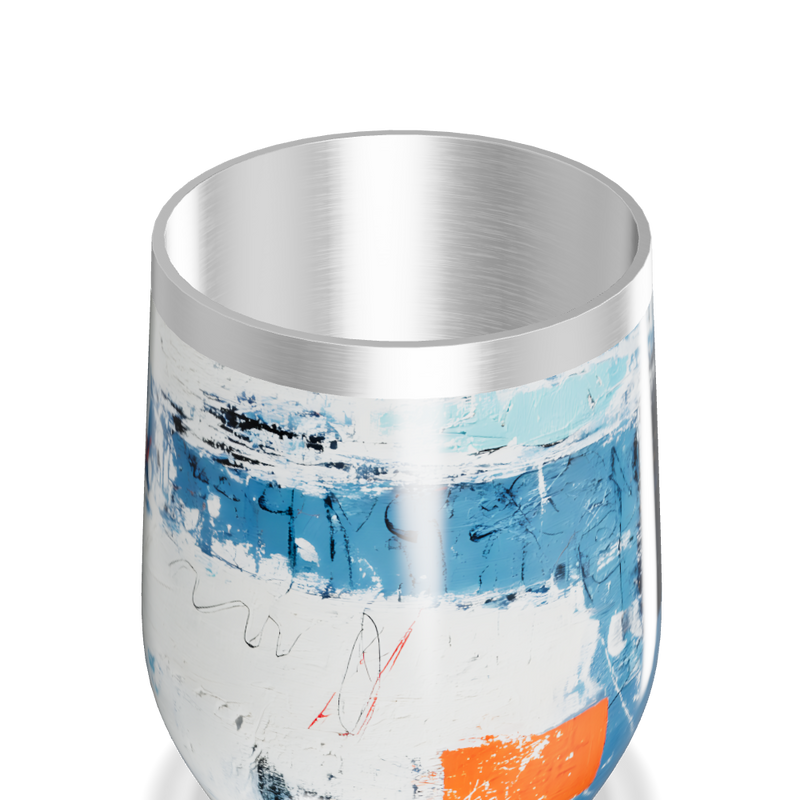 Copo Térmico Slim - Aço Inox Estampa Abstrata