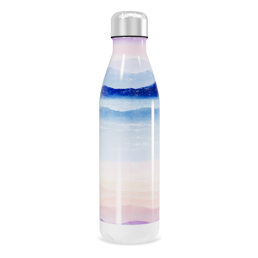 Garrafa Inox Estampa Aquarela 500ml