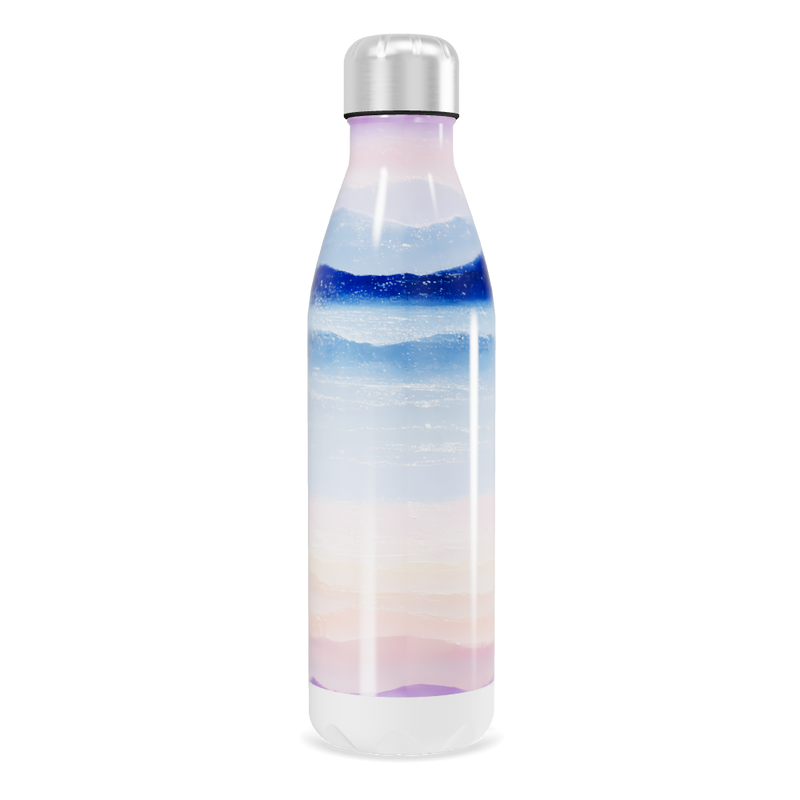 Garrafa Inox Estampa Aquarela 500ml