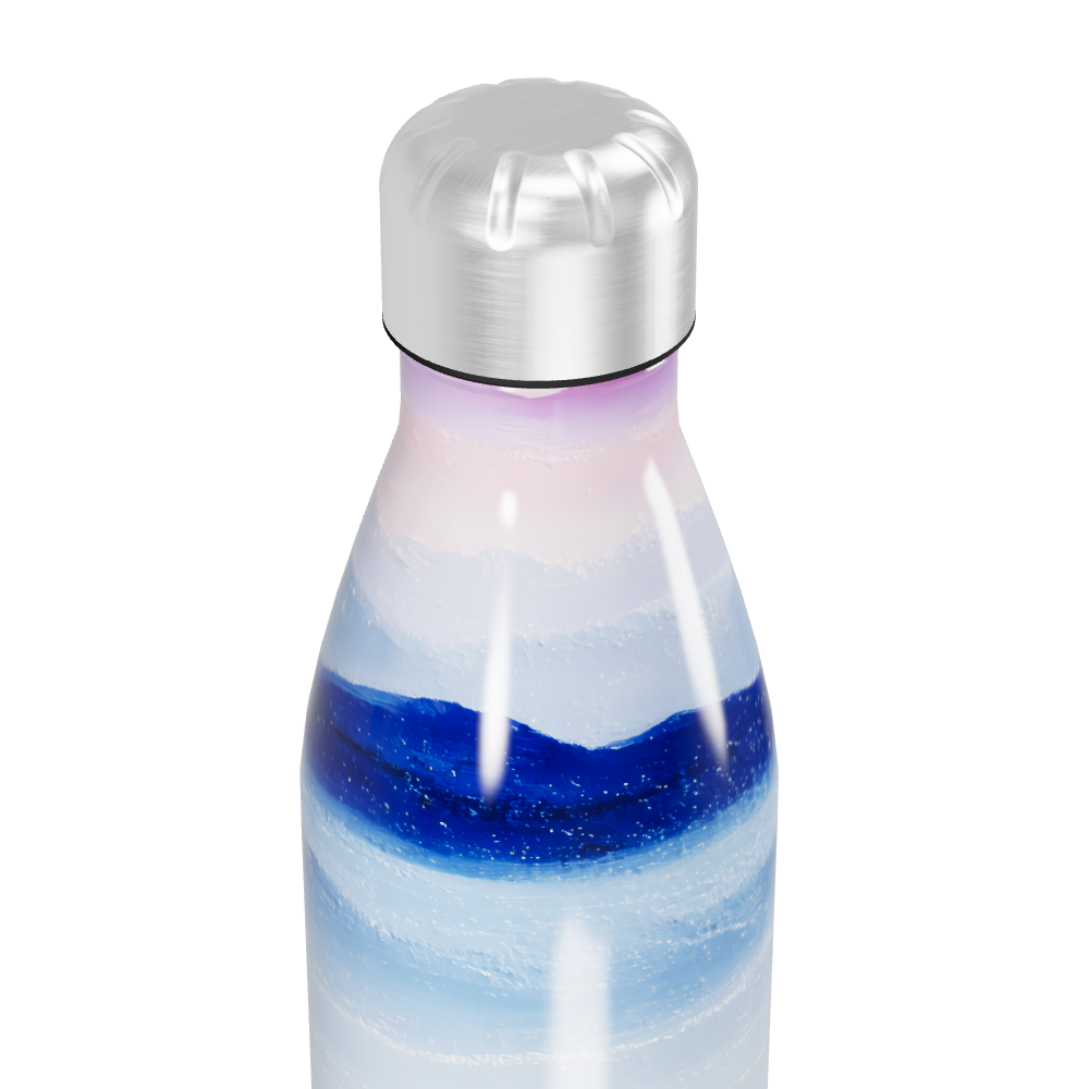 Garrafa Inox Estampa Aquarela 500ml