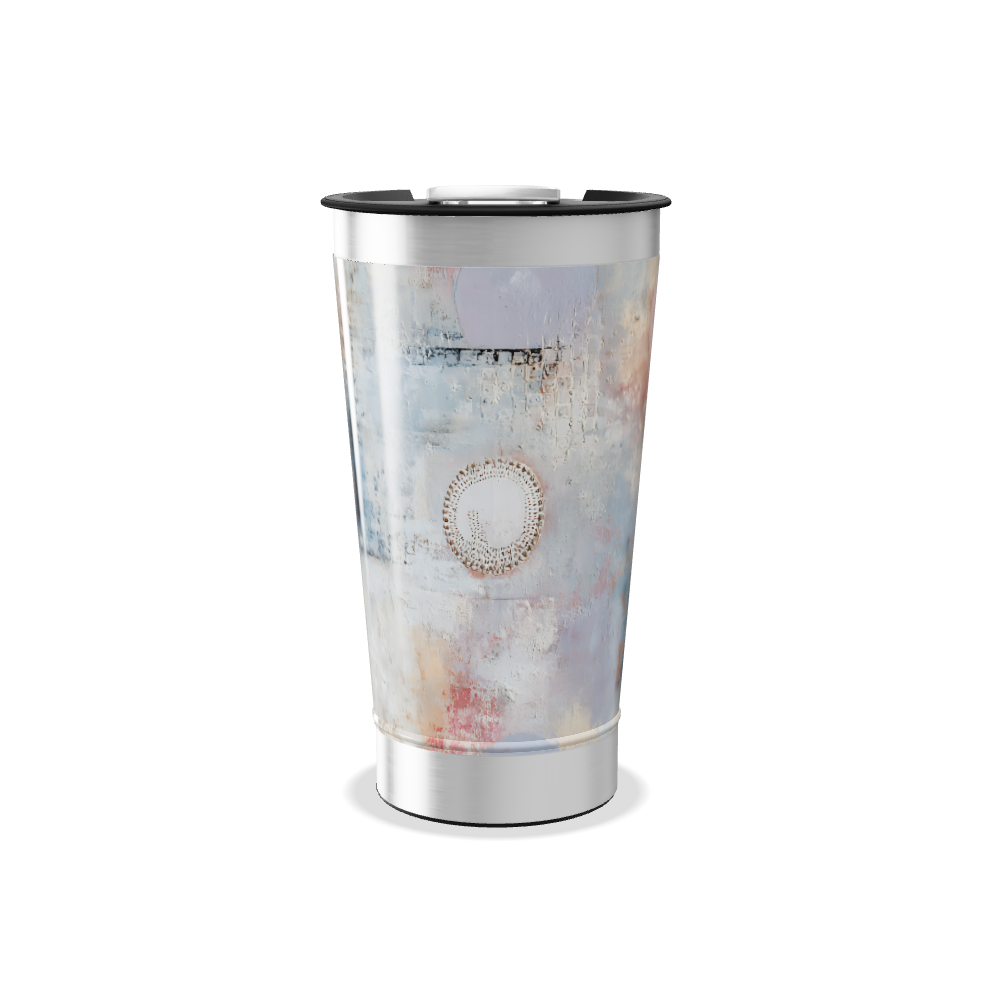 Copo Térmico - Estampa Abstrata Colorida