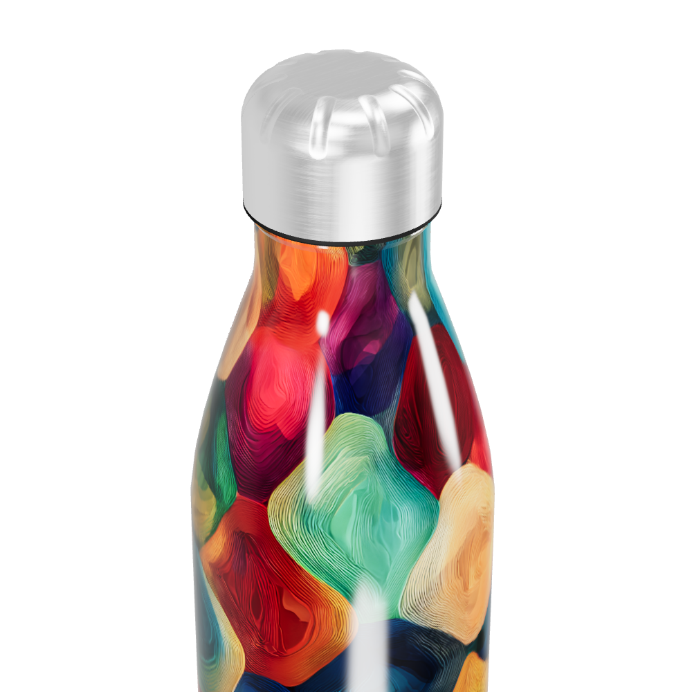 Garrafa Inox - Estampa Colorida