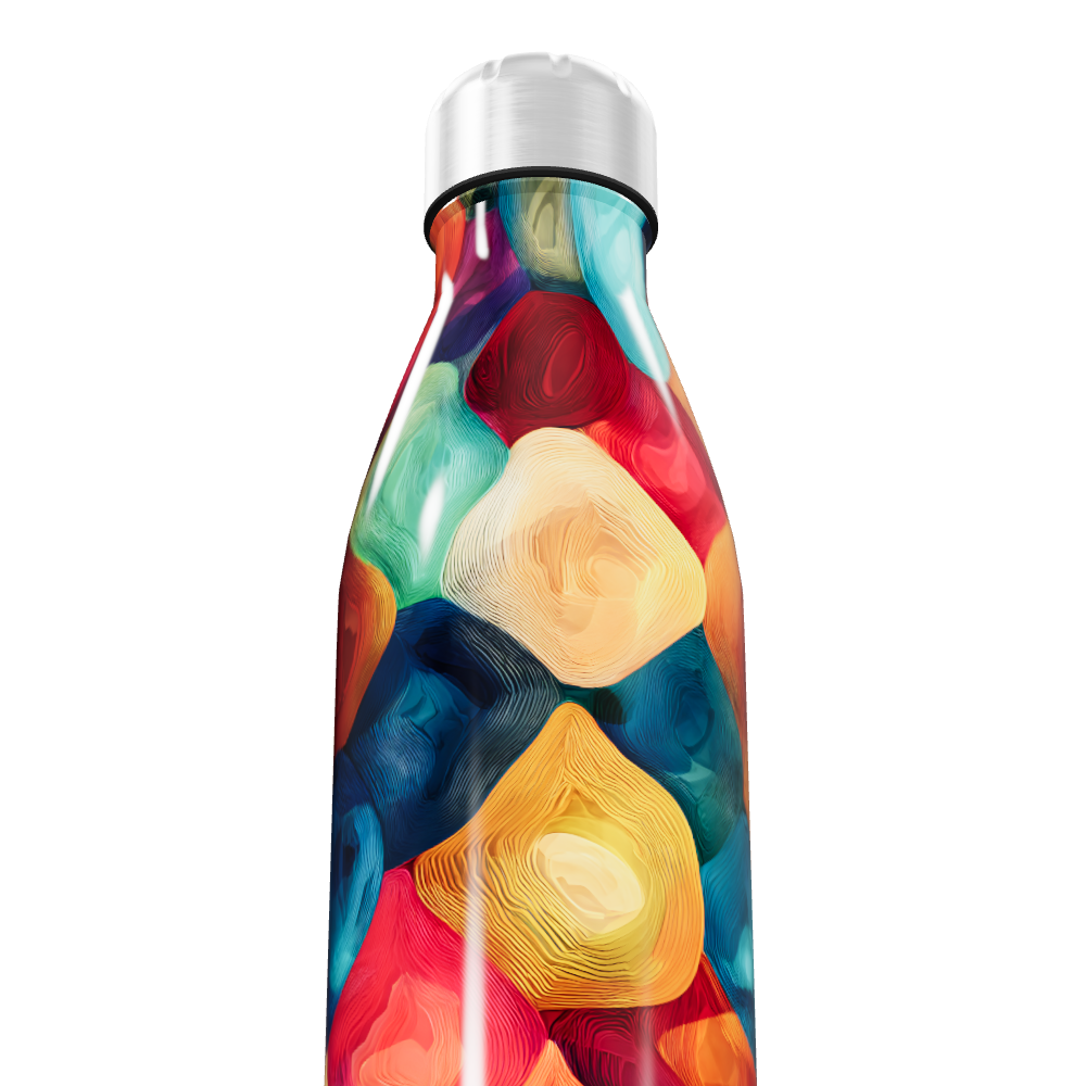 Garrafa Inox - Estampa Colorida