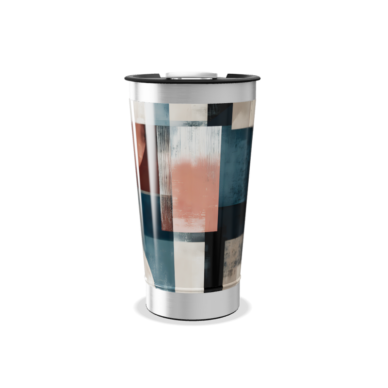 Copo Térmico - Estampa Geométrica Colorida