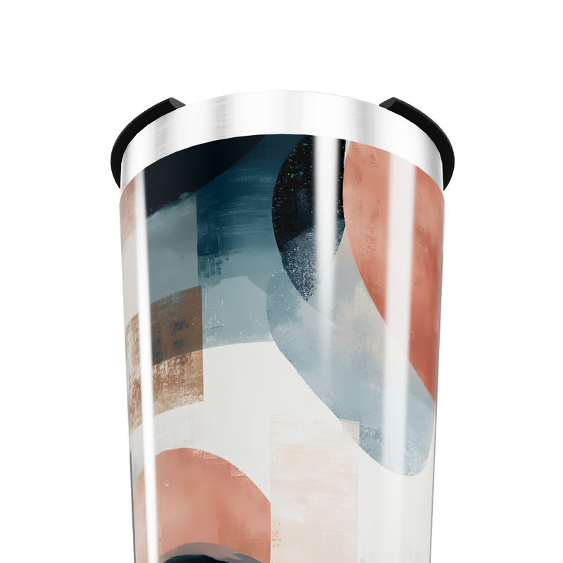 Copo Térmico - Estampa Geométrica Colorida