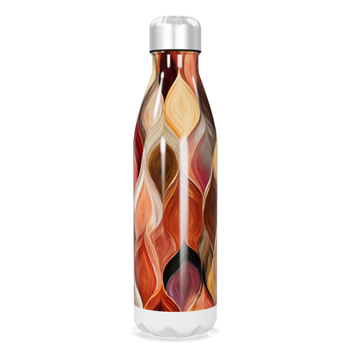 Garrafa Inox - Estampa Abstrata Colorida