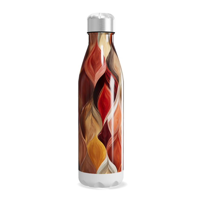 Garrafa Inox - Estampa Abstrata Colorida