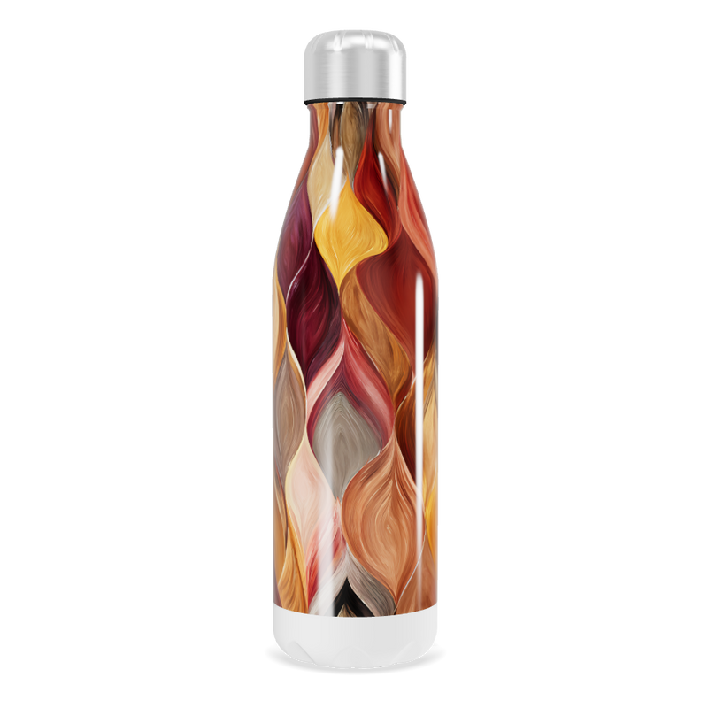 Garrafa Inox - Estampa Abstrata Colorida