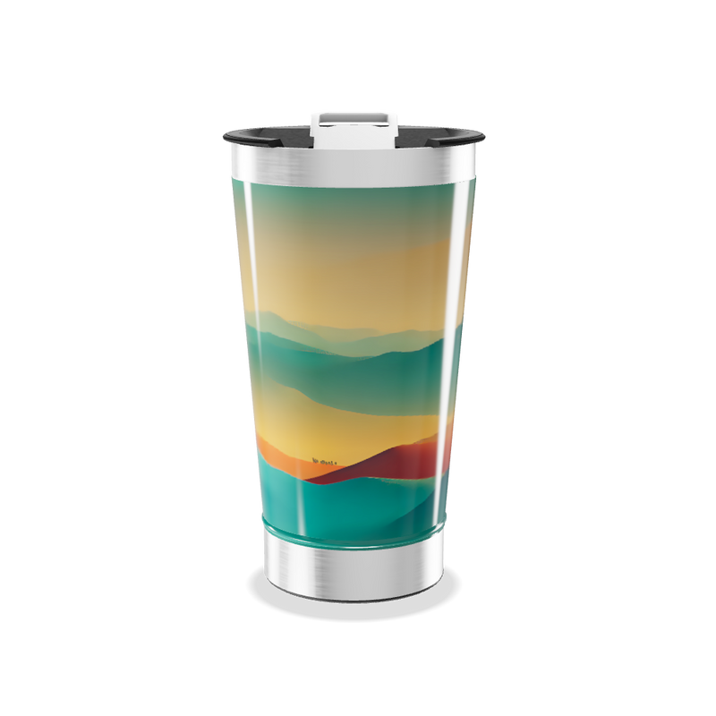 Copo Térmico - Com paisagem colorida