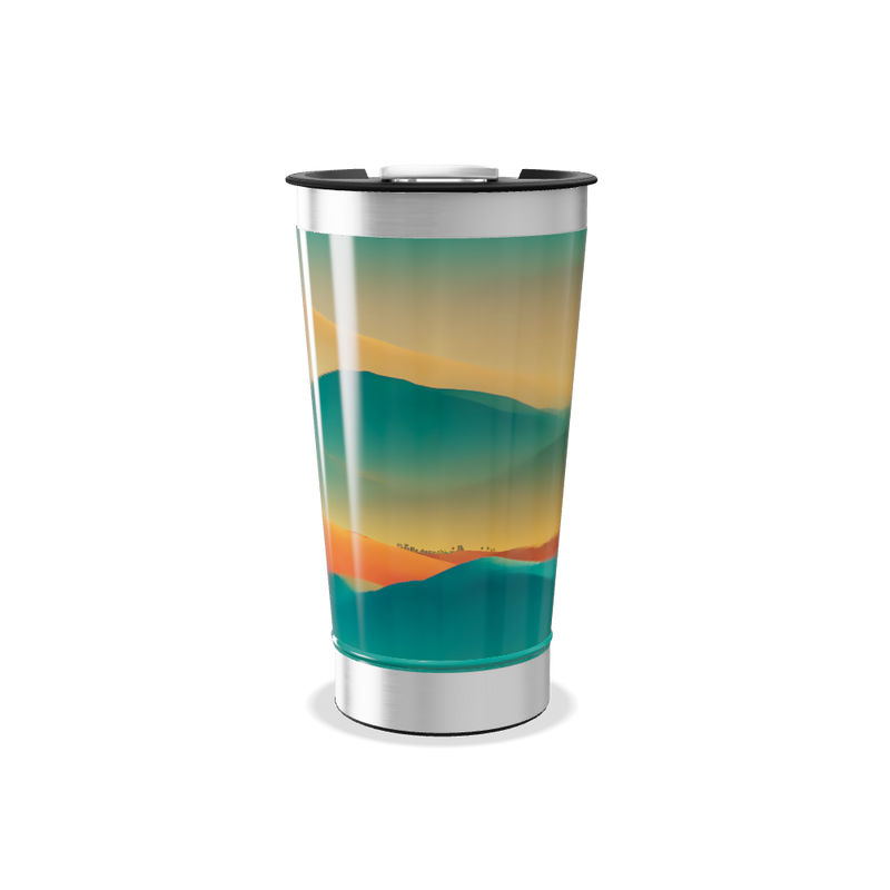 Copo Térmico - Com paisagem colorida