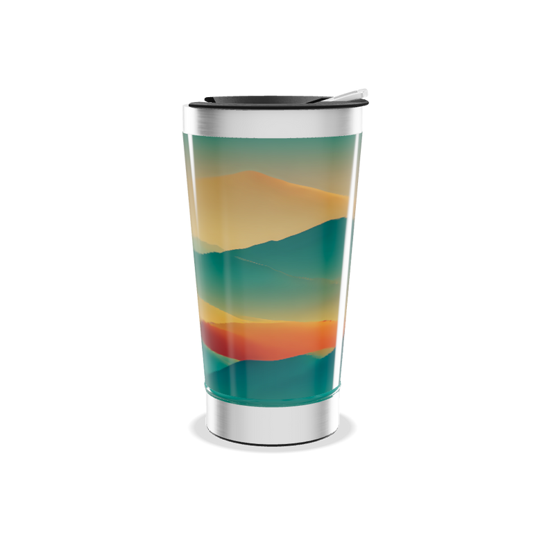 Copo Térmico - Com paisagem colorida