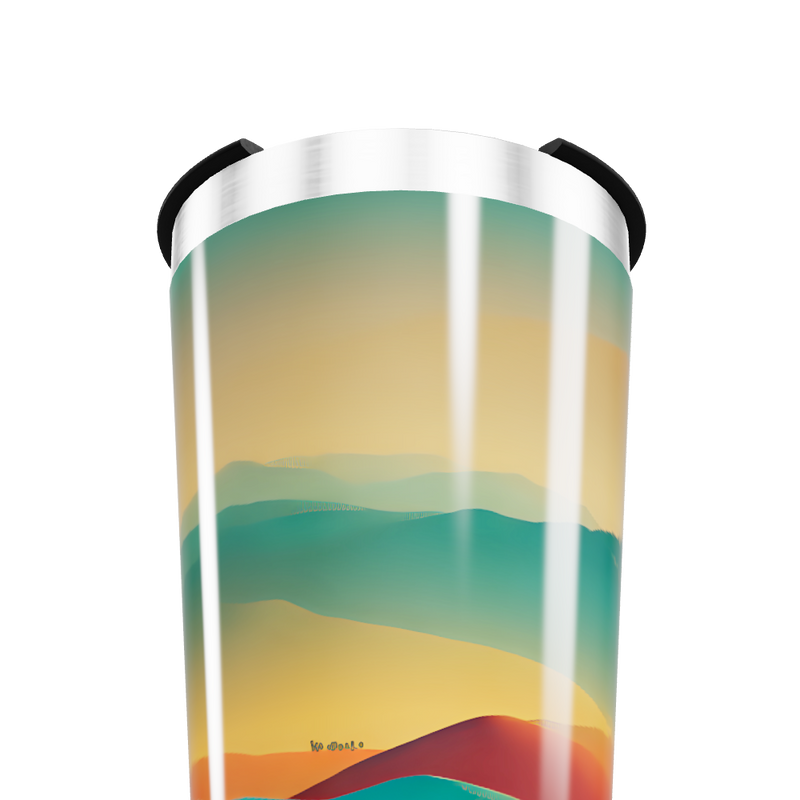 Copo Térmico - Com paisagem colorida