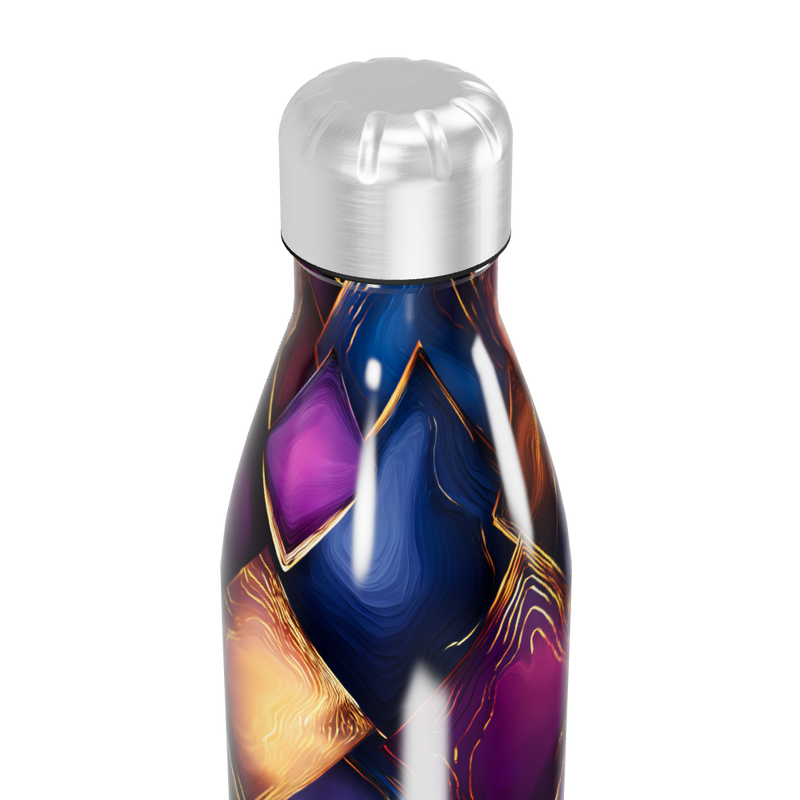 Garrafa Inox Estampada Cores Vibrantes