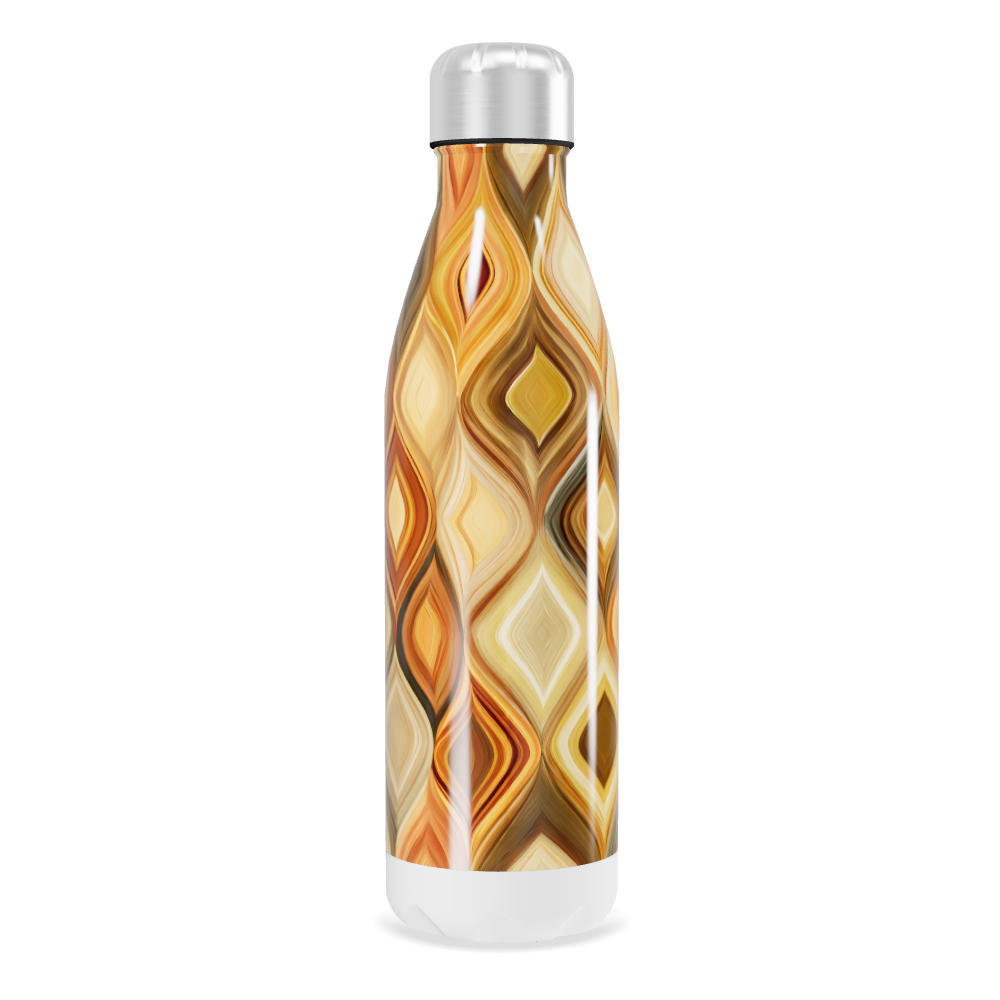 Garrafa Inox - Estampa Geométrica Colorida