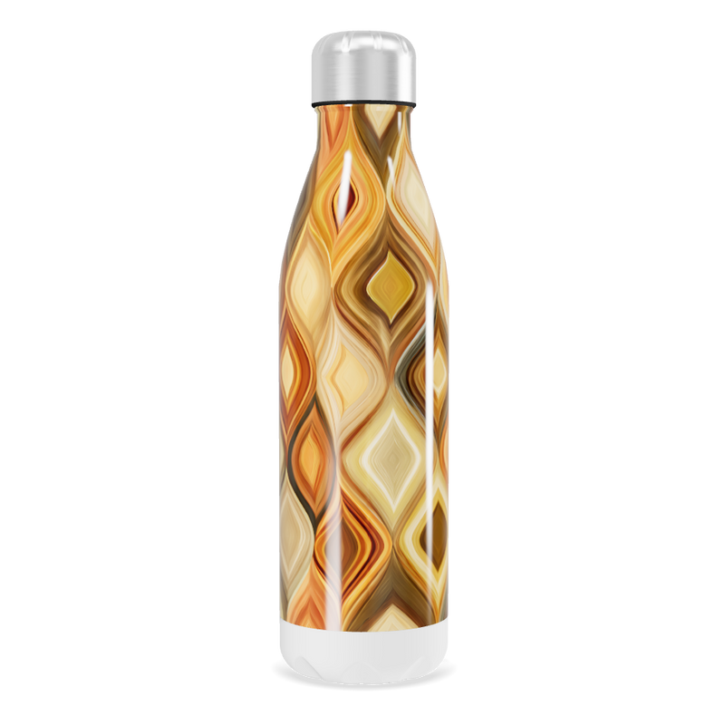Garrafa Inox - Estampa Geométrica Colorida