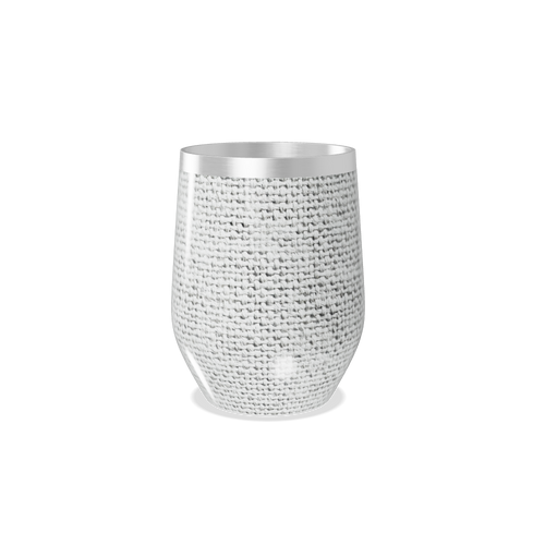 Copo Térmico Slim - Trama Cinza Aço Inox