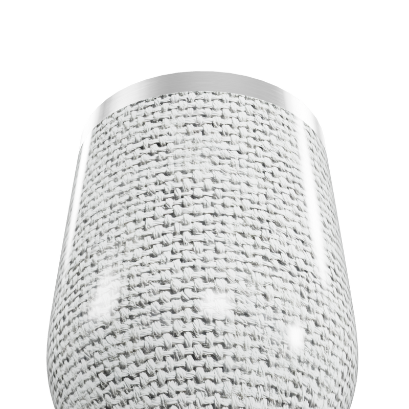 Copo Térmico Slim - Trama Cinza Aço Inox