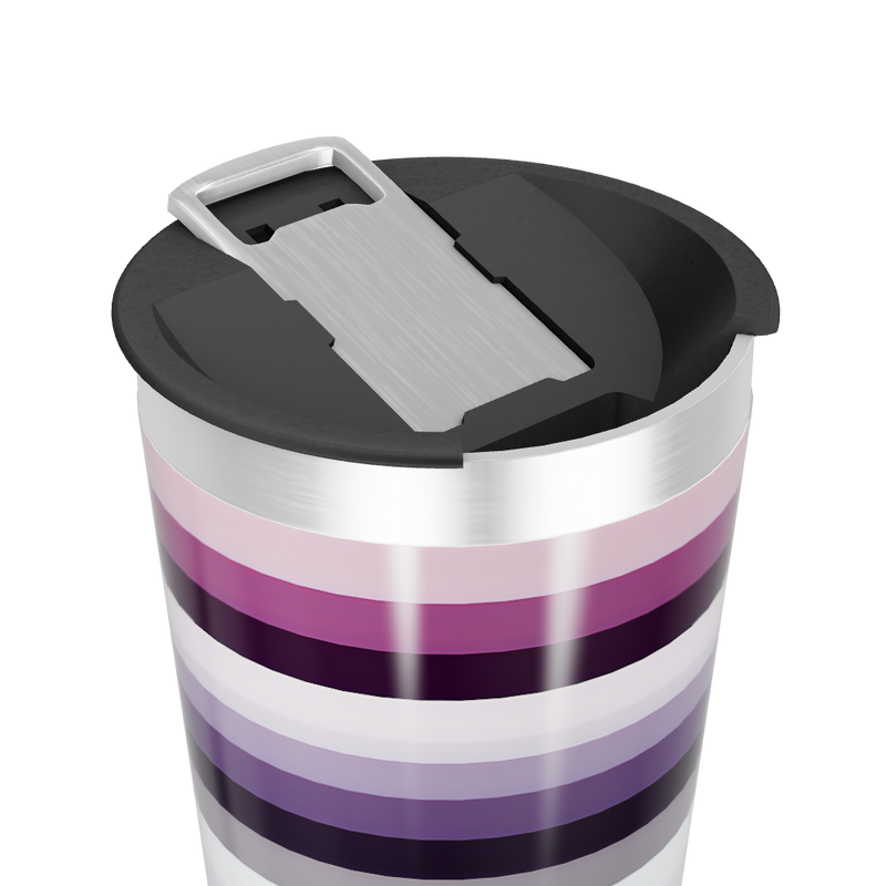Copo Térmico - Listrado em Aço Inox