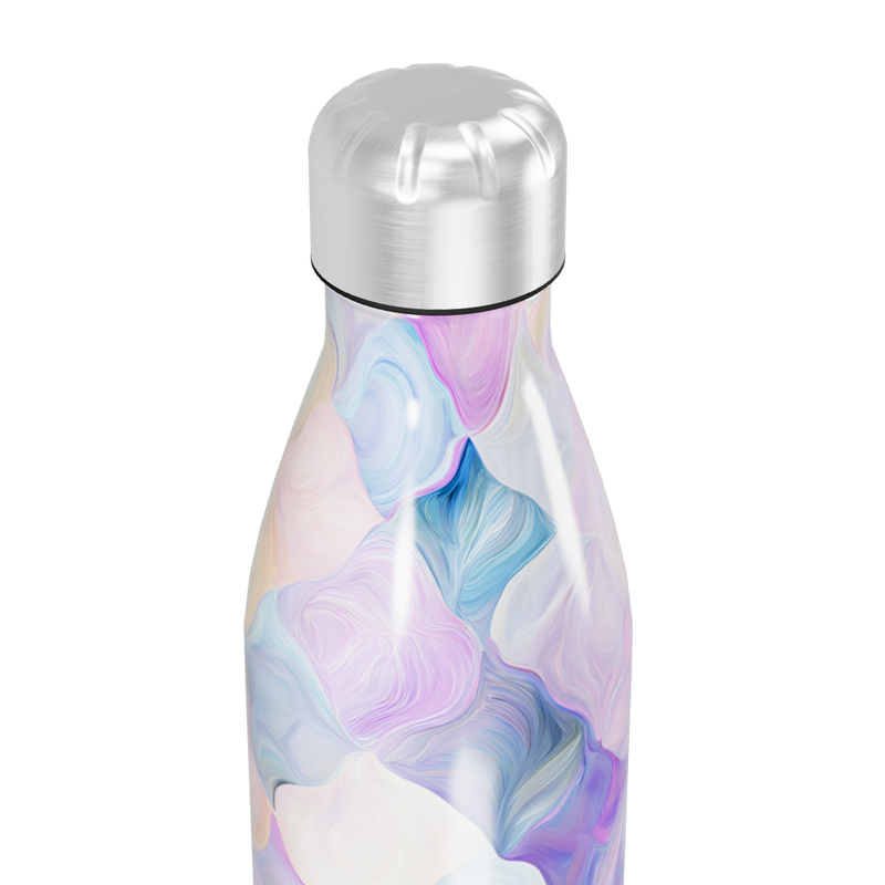 Garrafa Inox - Colorida com Estampa Abstrata